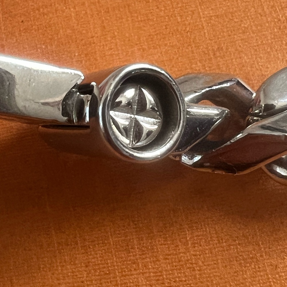 Sale 🔥 Louis Vuitton Unisex monogram Metal thick Chain Necklace - Picture 9 of 10